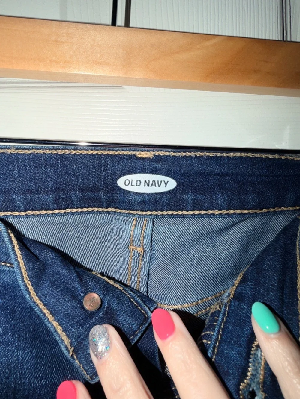 Women's Old Navy Denim Bermuda Shorts